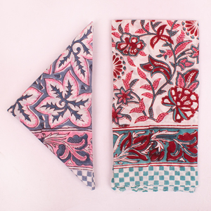 Pañuelo Bandana Multicolor de Algodón Estilo Boho para Mujer, Estampado a Mano, Suave, Protección para Cuello y Cara, Unisex, para el Cabello - Product Image 5