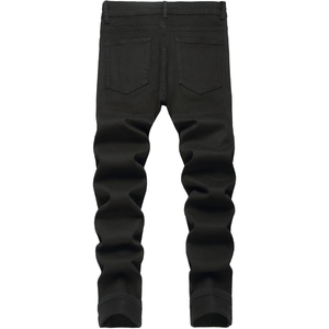 กางเกงยีนส์ทรงสลิมฟิตสำหรับผู้ชาย – กางเกงเดนิมแบบคลาสสิกสวมใส่สบายสำหรับทุกวัน - Product Image 3