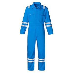 Combinaison de travail personnalisée, combinaison de sécurité pour la construction, en coton avec bande réfléchissante, combinaison de sécurité industrielle, vêtements de sécurité - Product Image 6