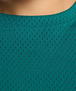 Camiseta de punto sin mangas de malla holgada y corta de alta calidad para mujer, estilo oversize, personalizada, de moda urbana, top de verano - Product Image 3