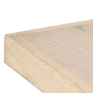 โต๊ะรับประทานอาหารไม้มะม่วงฟอกสีแบบแข็ง - Product Image 3