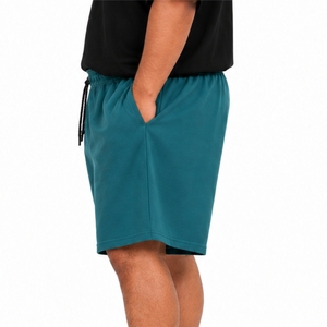 Shorts de détente pour hommes grandes tailles, confortables pour l'été, coupe décontractée, style moderne et décontracté, en coton doux et confortable. - Product Image 3