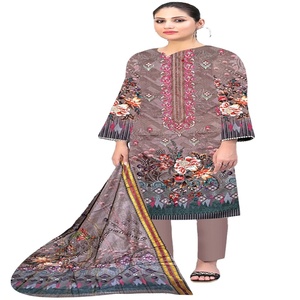 ชุดอินเดียและปากีสถานสำหรับผู้หญิงชุดปักลายสูท3ชิ้นคอลเลกชันที่สวยงามและมีสไตล์โดย AF Fashion Volume 1 - Product Image 1