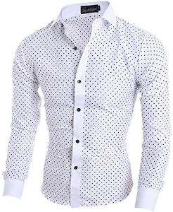 Chemise habillée homme automne à manches longues en satin doux, motif imprimé de qualité supérieure, respirante, décontractée et formelle, avec logo personnalisé - Product Image 1