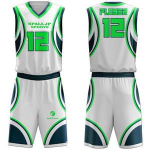 Uniformes Deportivos Personalizados por Sublimación para Equipos, Clubes y Gimnasios, Conjunto de Camiseta de Baloncesto con Botones, Ropa de Baloncesto, Fútbol y Soccer - Product Image 1