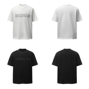 HETZ015 Camiseta Profesional Personalizada con Serigrafía, Cuello Redondo, Manga Corta, Corte Regular, MOQ Bajo, 240-480 g/m², 100 % Algodón - Product Image 2