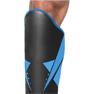 Customizable Comfortable Cowhide Leather Boxing Shin Guards Breathable Soft Eco-Friendly Heavy Duty Waterproof Leg Protector Hot - Product Image 6