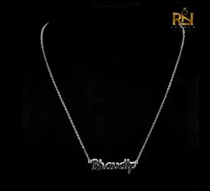 <b>Custom</b> <b>Name</b> <b>Necklace</b> 925 Sterling Silver Lab Grown Diamond Solid 9K/14K/18K Gold Luxury Fine Chain Personalized Gift Jewelry - Product Image 1