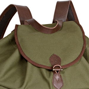 Sac à dos en toile et cuir pour la randonnée et la chasse, style rétro, personnalisable avec logo, pour l'extérieur, commande en gros, usine OEM - Product Image 3
