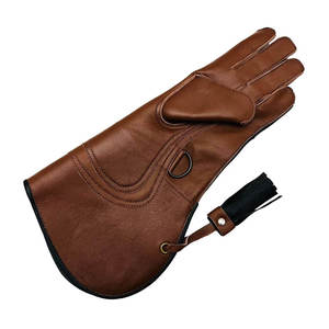 Guantes de Cuero Largos Estilo Ópera, Diseño Clásico y Duradero para Uso Empresarial en Invierno - Product Image 1