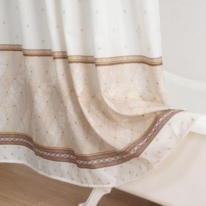Corinthia 72 \ "W X 72 \" H tende da bagno impermeabili stampate Beige tende da doccia Decorative contemporanee - Product Image 3