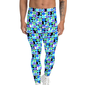 Leggings de compression pour hommes 100% haute qualité, taille haute, respirants, sans coutures, en Spandex/Nylon, motif léopard, pour le sport et l'entraînement - Product Image 1