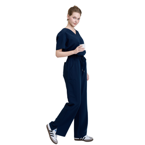 VN SUPPLIERS propose des robes/jupes infirmières très confortables et pratiques pour femmes, des blouses blanches d'hôpital avec design, fabriquées par l'usine FMF. - Product Image 1