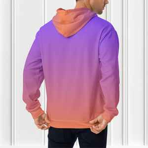 Sudadera con Capucha Ligera de Alta Calidad en Algodón/Poliéster con Estampado Tie Dye para Hombre, Ropa Deportiva de Invierno, Estilo Urbano, con Bolsillo, Ecológica - Product Image 2