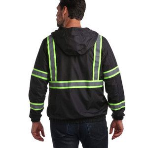 Perfectionists CE Certified <b>High</b> <b>Visibility</b> Breathable Zippered Reflective <b>Softshell</b> Unisex Work <b>Jacket</b> Needle Detection - Product Image 2
