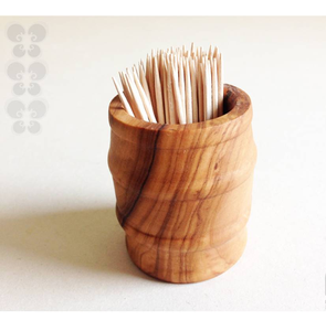 Boîte à cure-dents en bois artisanale, forme rectangulaire, naturellement polie, de bonne qualité, meilleur produit pour la décoration de table - Product Image 5