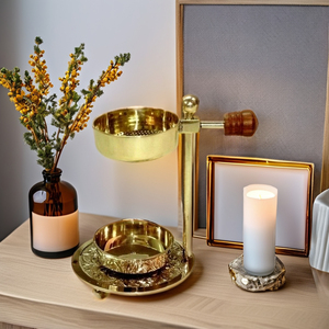 Porte-encens en résine de brûleur de parfum en laiton de haute qualité et porte-encens de diffuseur d'aromathérapie - Product Image 1