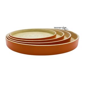 2024 Plateau de service en bambou naturel 100% écologique personnalisé du restaurant du Vietnam et fournisseur de plats et d'assiettes de fête - Product Image 5