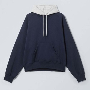 Sudadera con Capucha de Felpa Bordada para Hombre, de Alta Calidad, 100% Algodón, Unisex, Estilo Casual, Color Azul Marino, Manga Larga, Talla Grande - Product Image 3