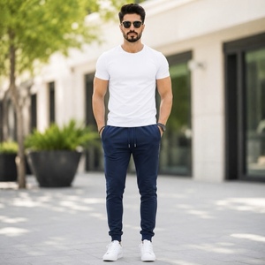 High Quality Professional <b>Men's</b> Lightweight Dark Wash Casual Outdoor <b>Trousers</b> Breathable Windproof Pleated Front - Product Image 1