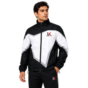 Custom Men Windbreaker Tracksuit Set <b>Lightweight</b> Waterproof <b>Jacket</b> & Pants, Sports Training <b>Running</b> Wear, OEM ODM Manufacturer - Product Image 1