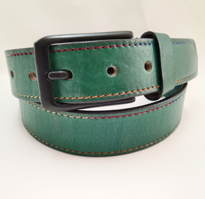 Ceinture fine en cuir véritable pour homme et femme, style western vintage 2026, avec boucle ardillon durable en alliage, pour cow-boy et cow-girl - Product Image 1