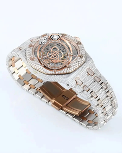 Certified Moissanite <b>Diamond</b> <b>Watch</b> Men Full Iced Out Luxury Stainless Steel <b>Watch</b> - Product Image 3