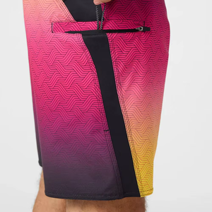 Shorts de baño de lujo personalizados para hombre, marca privada, para surf y pesca, con logo, reciclados, con estampado sólido. - Product Image 6