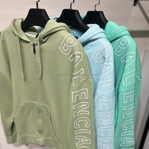 Sudaderas con capucha de algodón 100% de peso pesado de alta calidad para hombre, chándales, ropa de calle, sudadera esencial personalizada para hombre - Product Image 1