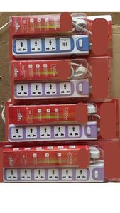 Heavy Duty Surge Protection Extension Cord with 6 Outlets & <b>USB</b> Ports Universal Copper <b>Cable</b> for Home Appliances & Computers - Product Image 3