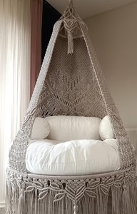 Macrame <b>Swing</b> Chair, Large Hanging Chair, Hammock Chair, Porch <b>Swing</b> - Product Image 2