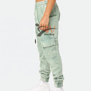 Pantalones de Hombre con Estilo Único Hechos en Fábrica, Lavados con Ácido, de Alta Calidad, con Logotipo Personalizado, Pantalones Deportivos para Hombre con Lavado Ácido - Product Image 4