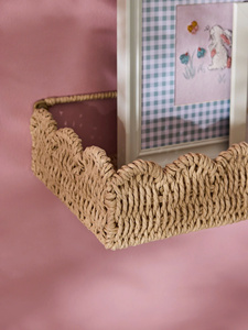 Elegant Paper Scalloped <b>Shelf</b> Minimal Wall <b>Shelf</b> Lightweight Display <b>Shelf</b> Stylish <b>Organizer</b> <b>Shelf</b> For Home Interior Accent - Product Image 5