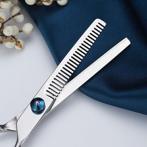 Professional Barber <b>Thinning</b> Scissors <b>Mirror</b> Polish Stainless Steel Sharp Blades Hairdressing Experts Use <b>Thinning</b> Shears - Product Image 3