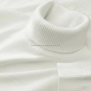 Suéteres de punto de cuello alto de Color sólido para hombre, jerséis transpirables para invierno, ropa de calle de negocios, Tops cálidos para exteriores para - Product Image 2