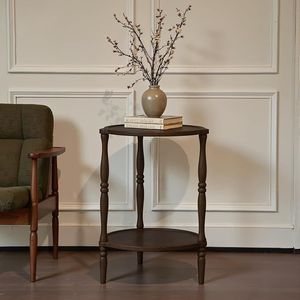 Mesa Auxiliar de Madera CalmTone, Ideal para Espacios de Dormitorio Relajantes, con Acabado de Madera Suave y Diseño Minimalista - Product Image 1