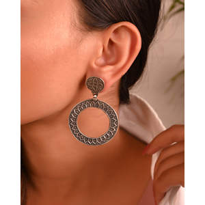 Boucles d'oreilles en argent Meera Jaipur Indu - Product Image 2