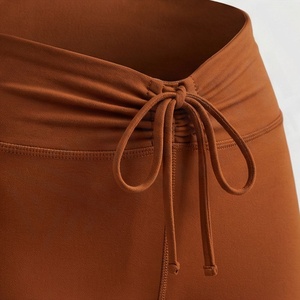 Ensemble de yoga pour femmes, vêtements de sport deux pièces, respirant, personnalisable, toutes tailles, couleur unie, marque privée - Product Image 5