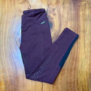 Leggings Kerrits para Mujer, Pantalones de Equitación Talla Mediana, Color Borgoña - Product Image 1