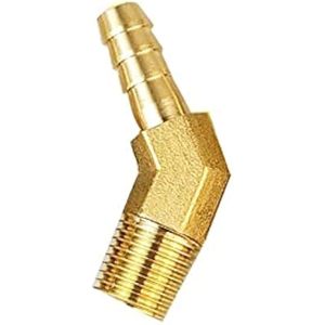 Raccord de tuyau à visser X mâle 45° °   Coude forgé 1/2" 45° °   Raccord de tuyau en laiton avec filetage mâle 3/8'' (NPT) (AOL-059) - Product Image 2