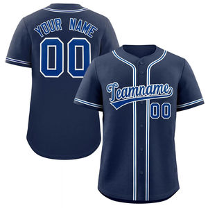 Factory Direct Sales Short Sleeve Baseball Jersey New Style Men Sport Wear <b>Plus</b> <b>Size</b> New Baseball Jersey - Product Image 4