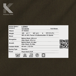 Fabricante Mayorista de Tela de Algodón de 305 g/m² para Mezcla 400, Satén 4/1, Alta Elasticidad, Extra Suave, Lujosa y Sostenible - Product Image 4