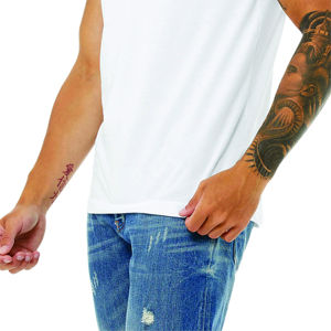 Camiseta Premium de Lona Sólida Transpirable Vintage para Hombre, Hecha en Pakistán, de Alta Calidad, 100% Algodón, Ecológica y Antiencogimiento - Product Image 5