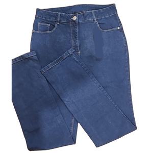 Jeans en coton à jambe large décontractés à la mode pour femmes avec prix de gros Destroy Wash du Bangladesh - Product Image 2