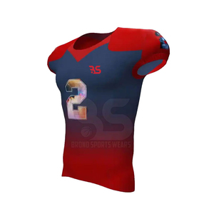 Custom Made American Football Uniform Top Quality 100 % Polyester American Football Uniform For Sale - Product Image 2