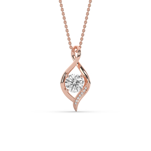 Venta al por mayor: Colgante de diamante de laboratorio redondo brillante de 1.55 ct, estilo único, oro de 10 y 14 quilates, joyería fina ligera, suministro B2B de fábrica. - Product Image 6