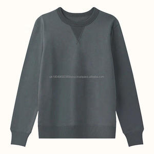 Sudadera con capucha bordada de cuello redondo Retro de manga larga con letras sueltas térmicas para hombre de talla grande al por mayor barata envío DDP - Product Image 5