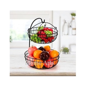 Panier à fruits de qualité supérieure à 3 niveaux, design unique, couleur or, panier de rangement pour légumes en fer, à prix abordable - Product Image 5