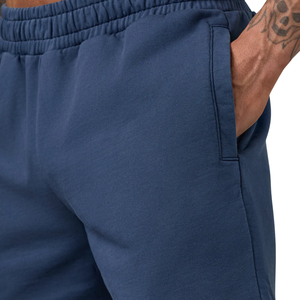 <b>Mens</b> Vintage Blue Cotton Blend <b>Sweat</b> <b>Shorts</b> Drawstring Waist Athletic Training Gym Casual Sportswear <b>Shorts</b> - Product Image 4