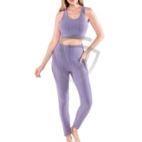 Conjuntos de yoga para mujer, cómodos y fáciles de usar, conjunto de sujetador deportivo y leggings para mujer